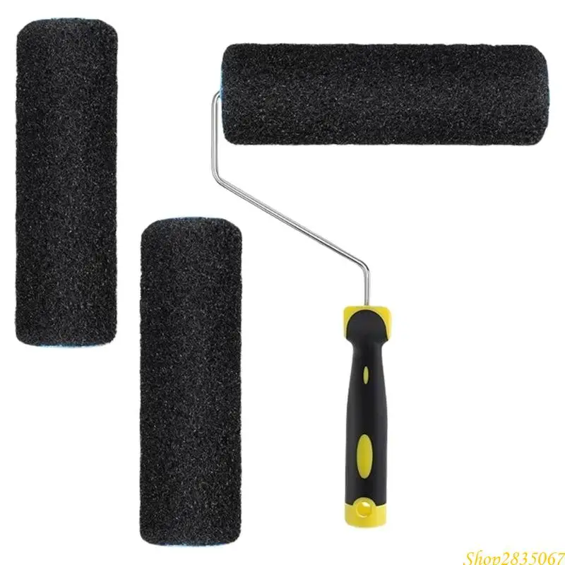 

Sturdy Nylon 9Inch Paint Roller Set for Seamless Application on Various Wall and Ceiling Texture Daily Casual Use 831F