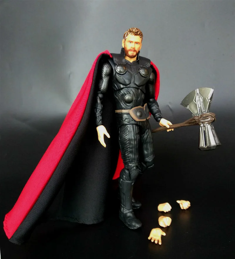 Avengers Thor Action Figure Toys SHF Thor Figures Statue Model Doll Collection Ornament Gifts for Children Friend