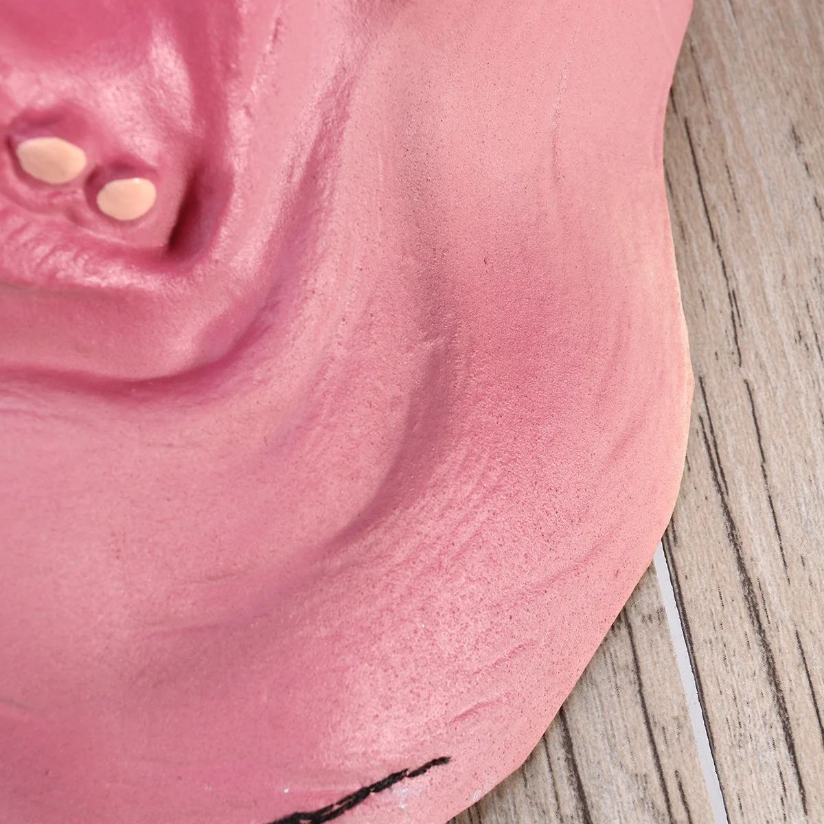 

Funny Latex Half Face Mask Weird Smile Scary Halloween Party Cosplay Horror Creepy Costume Gift Half Face Mask