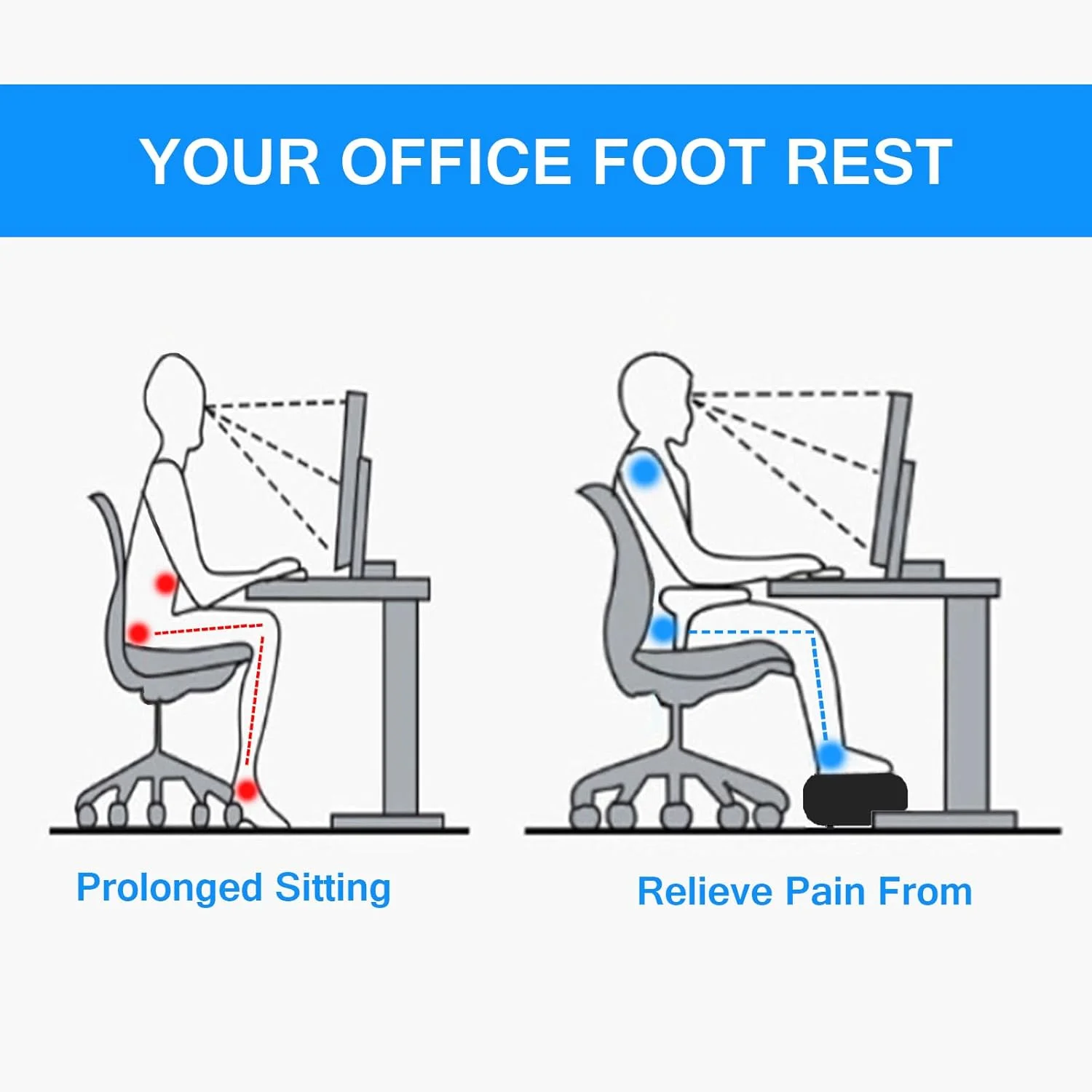 Рисунок 4 - Подставка для ног под столом в работе