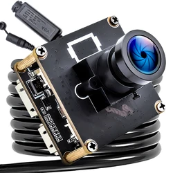 WGWK 8MP IMX415 3840*2160 20FPS Webcam Board Low illumination Radiator With No Distortion Lens Play For Security Camera Model