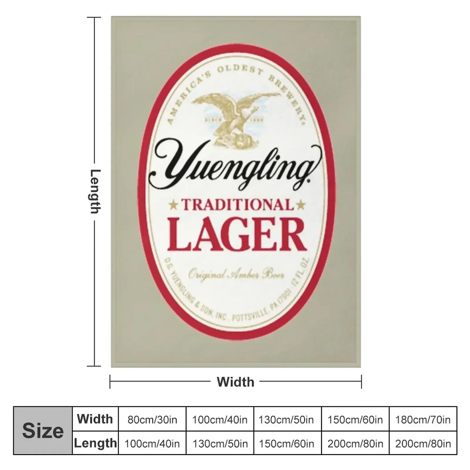 BEST SELLING - Yuengling Throw Blanket Kid'S For Sofa Thin Bed Fashionable Blankets