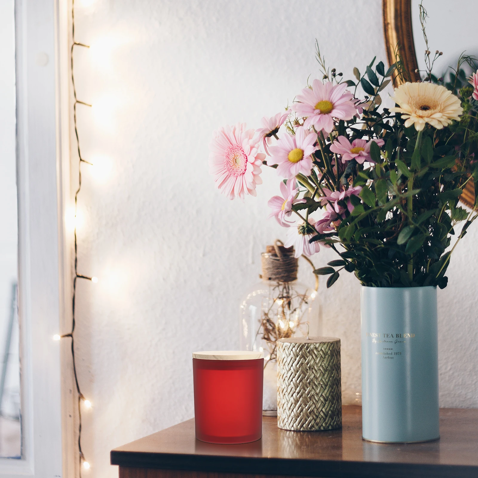 

2 Pcs Cup Reusable Glass Tealight Empty Glass Cup Holders Empty Home Decor Aromatherapy Wedding Banquet Accessories