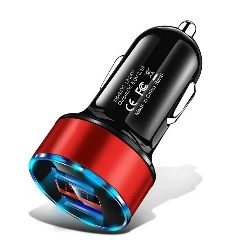 LED Display USB Phone Charger Car Charger Mobile Phone Adapter Car Charger