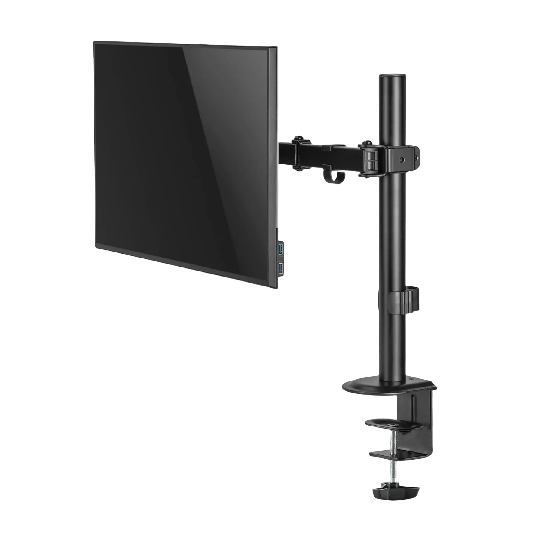 Aluminum alloy gas spring, free hovering robotic arm bracket 13-32 inches, support base screen monitor hanger
