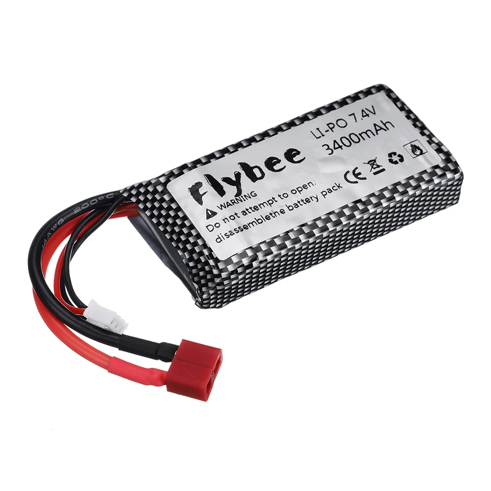 7.4V 3400mAh RC Lipo Battery 2S USB Charger For Wltoys 144001 12428 12423 RC Car feiyue 03 Q39 FY07 FY-07 parts Car Battery