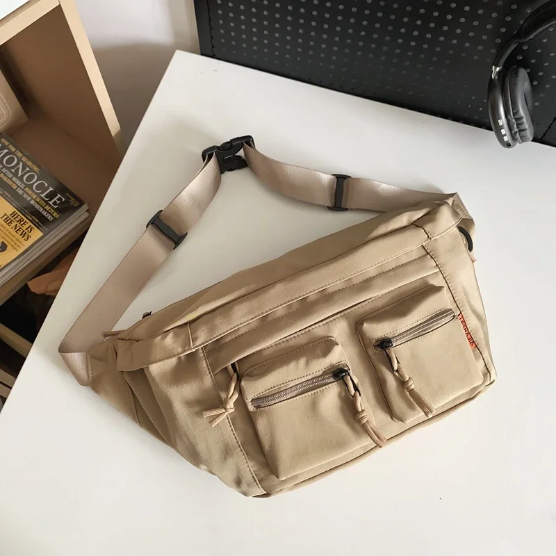 Casual Basic Style Zipper Waist Packs Simplicity 2024 High Quality Crossbody Bags for Women Youth Simplicity Bolsas Para Mujeres