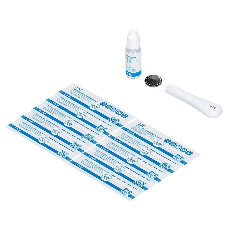 JJC Cleaning Swab Full Frame CCD and CMOS Sensors 12PCS Individually Vacuum Packed Swabs Brush Cleaning Kit For Camera