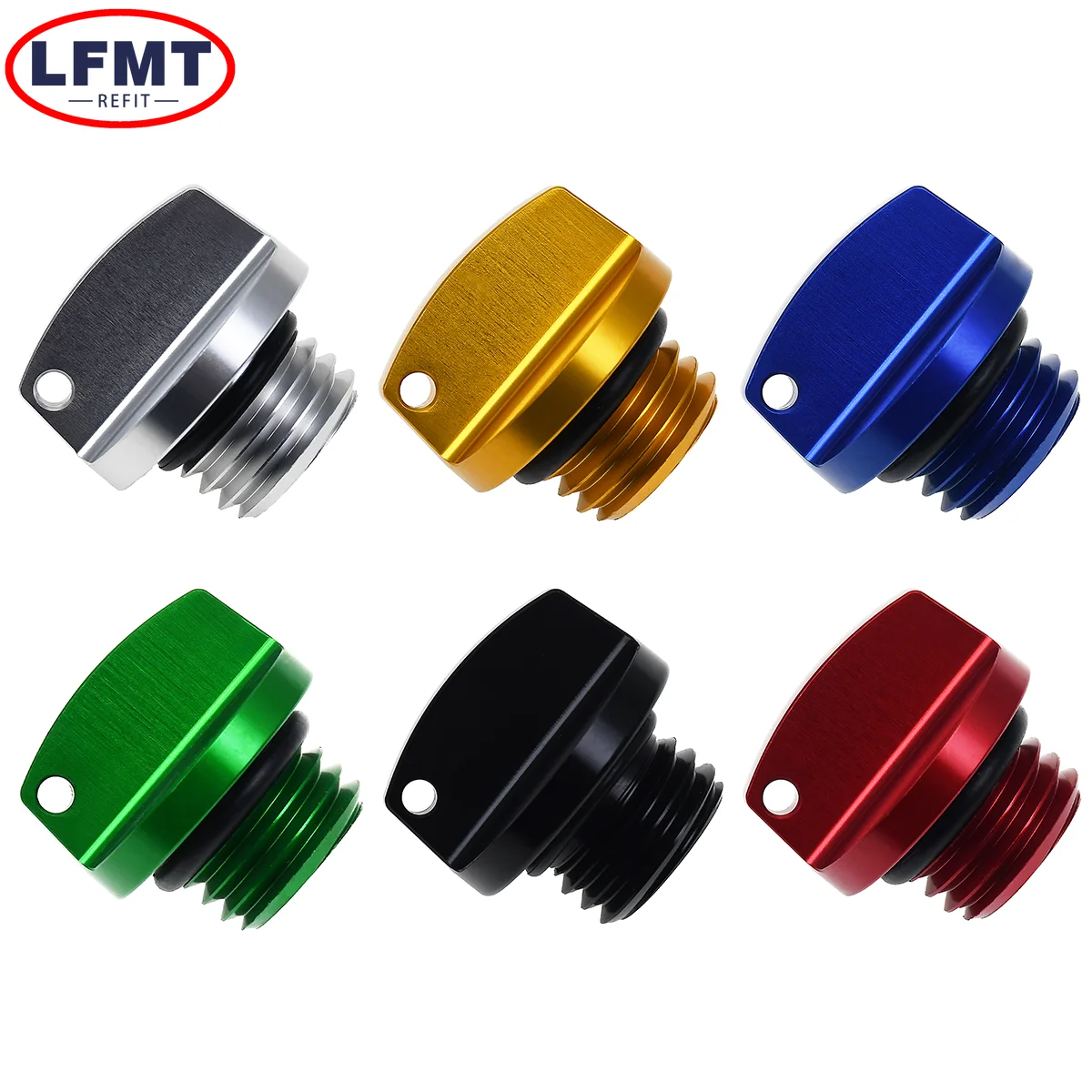 Motorcycle Crankcase Cap CNC Engine Oil Filler Screw Cover Plug M20*2.5 General Purpose Parts For Yamaha Honda Suzuki Kawasaki view 5