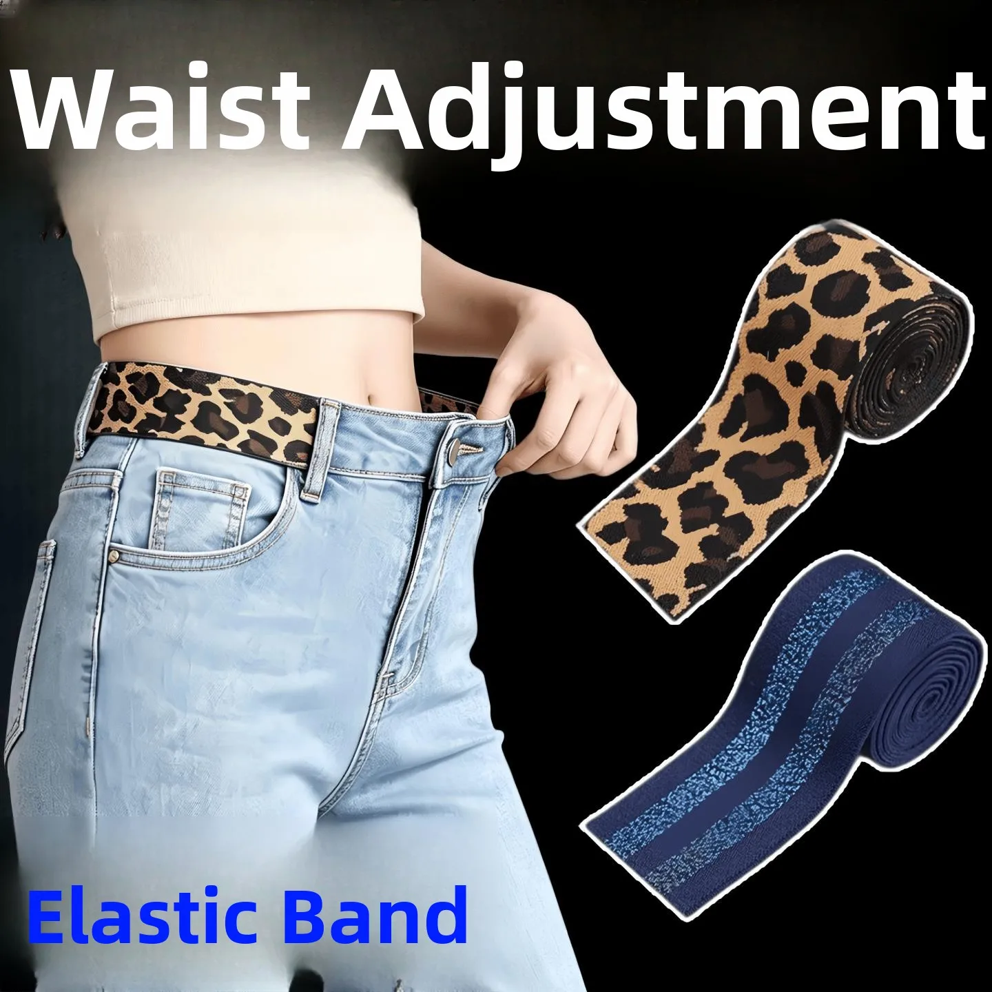 Adjustable Elastic Waist Expansion Tool DIY Sewing Accessory for Jeans And Skirts Size Modifier Tool Home Fabric Crafts