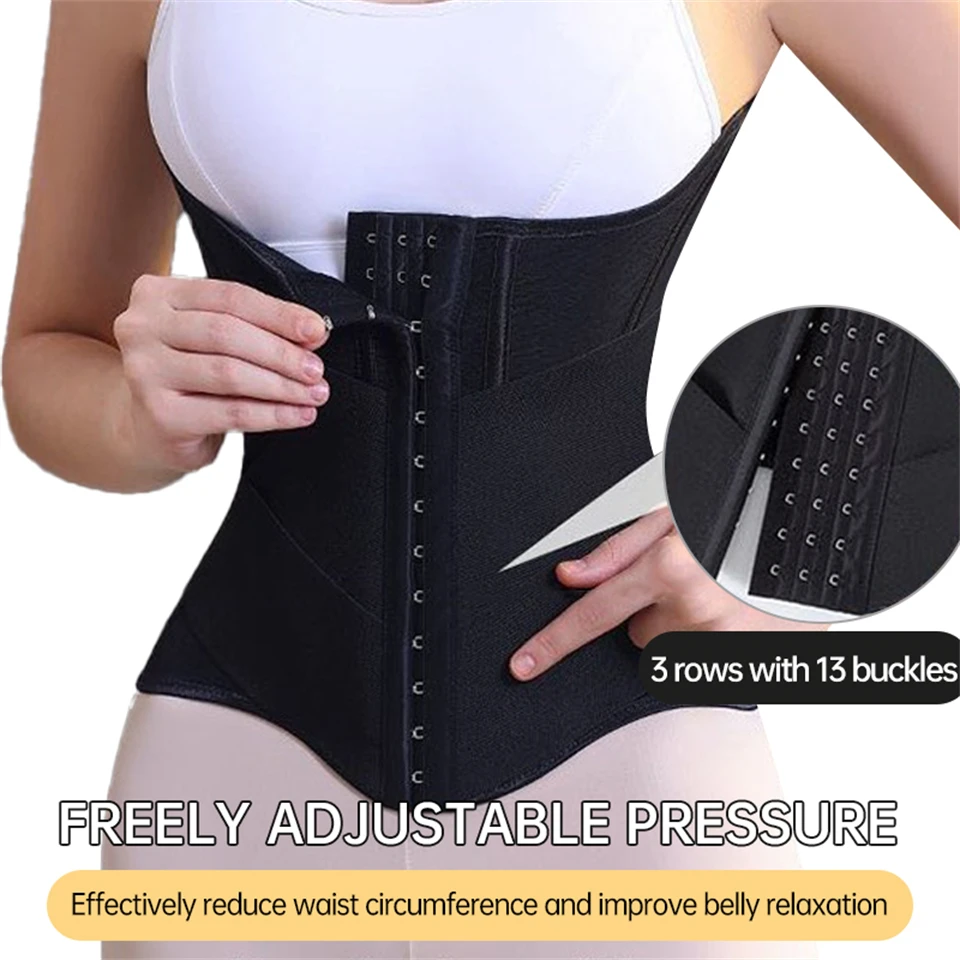Becirzet Hochelastischer Taillentrainer für Frauen, Körperformer, Bauchkontraktion, Front-U-Bruststütze, Reduktionsgürtel – Detail 5