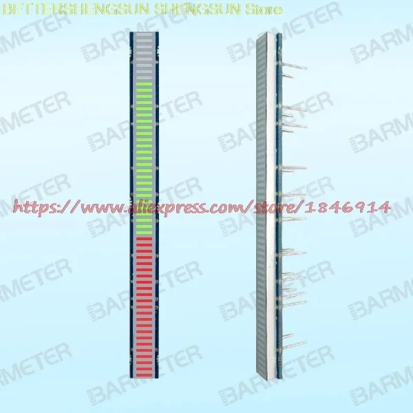 BL56-1005MD 56 sections of red double color LED bargraph display devices, 100mm long