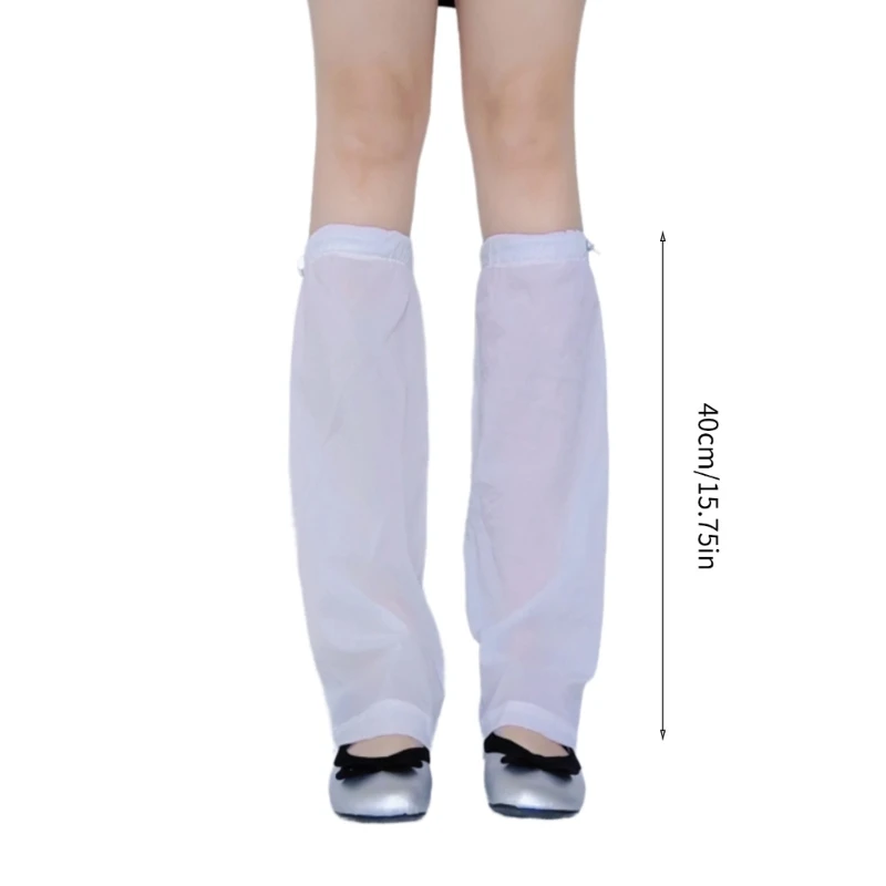 Lightweight Flared Leg Warmer Long Socks for Women Solid Color Flared Boot Cover