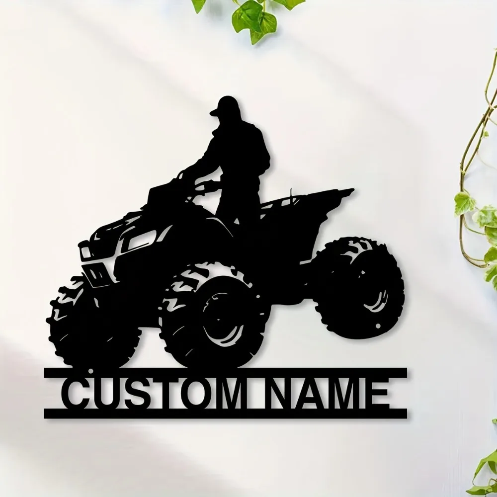 Custom Personalizable Adventure Vehicle - Themed Wall Art ATV Fans Name Sign Garage Porch Patio Decor Gift Car - Related Sign