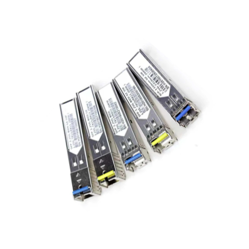 وحدة بصرية 1.25G SFP، وحدة ألياف SC أحادية الوضع أحادية الوضع جيجابت مناسبة لـ Cisco H3C، Ruijie HP إلخ