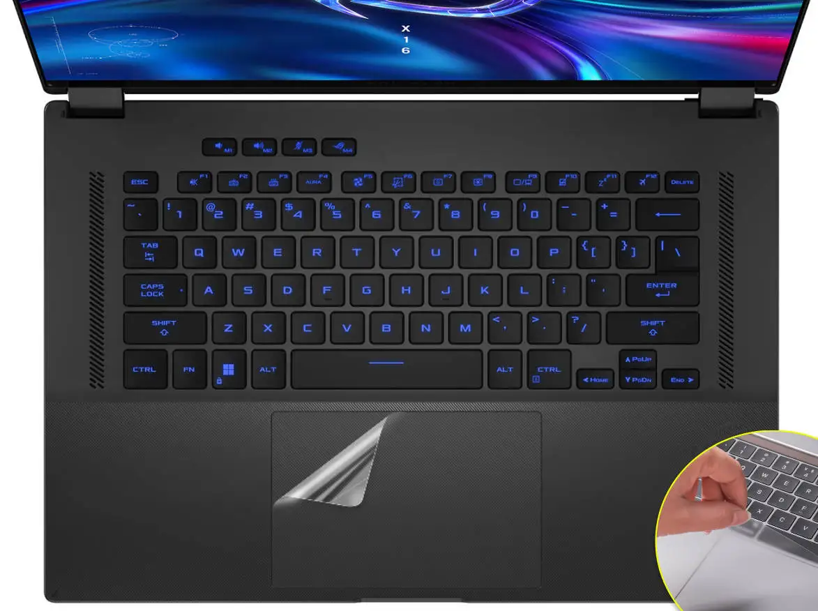 Matte Touchpad Protective film Sticker Protector for Asus ROG Flow X16 2022 GV601 GV601R GV601RM GV601RW GV 601 RW 16 TOUCH PAD