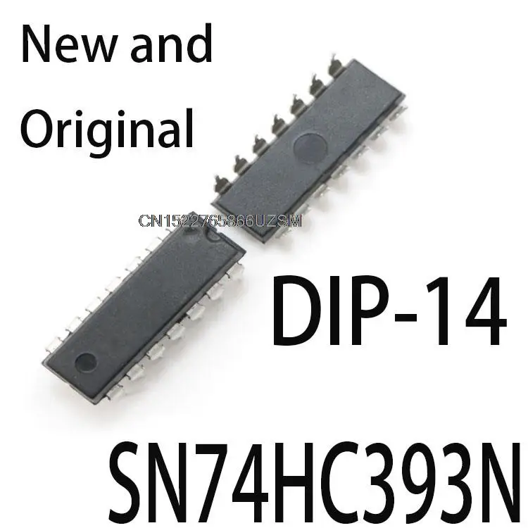 10PCS New and Original DIP14 SN74HC393 DIP 74HC393N 74HC393 HD74HC393AP 74HC393AP DIP-14 new and original IC SN74HC393N