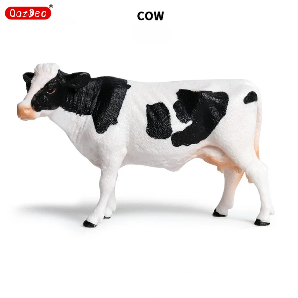 Cow Model Solid Simulation Animal Figure World Model Poultry Ranch Cattle Mother Children's Cognitive Early Education Toy