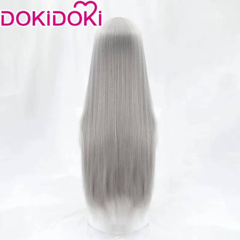 

2025 yiyi2025yiyiIN АКЦИЯ Парик Игра Final Fantasy VII DokiDoki Мужчины Серебристые Длинные Волосы FF Косплей Разделочная Термостойкая