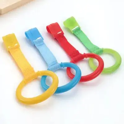 4 قطعة حلقات سحب الطفل قوي سطح أملس الرضع الوقوف مساعدة مقاطع معلقة الطفل المشي المدرب حفاضات حجم 6