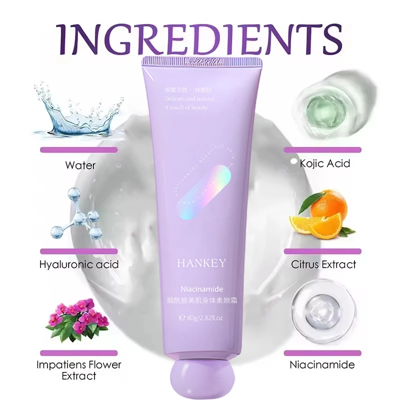 كريم تفتيح الميلانين نيكوتيناميد للبشرة الداكنة، كريم تفتيح الفخذ الداخلي، كريم تفتيح الأجزاء الخاصة