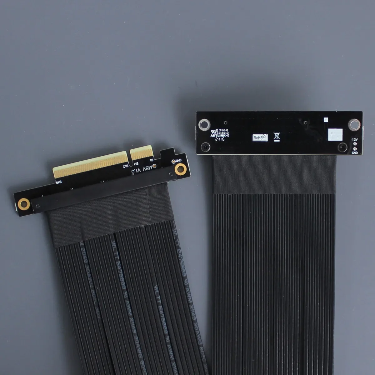 Imagem -06 - Cabo de Extensão Pcie x8 4.0 Riser para Placa Gráfica Gpu Pci Express 8x Extender Ribbon Line Gen4.0 Gtx M88sl M88sf M88vr 1050cm