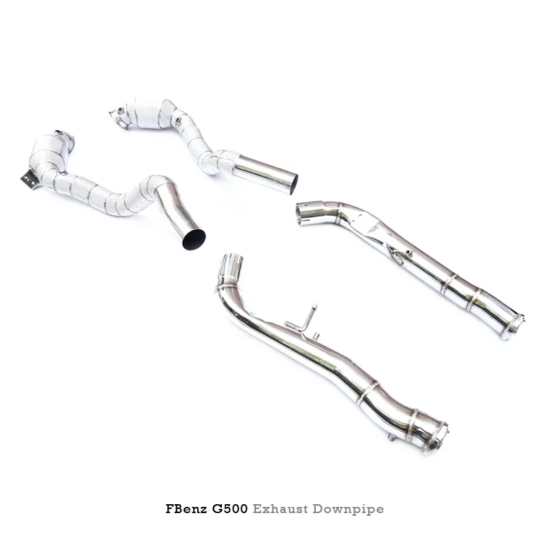 Head Section High flow Pipes Exhaust Pipes branch downpipe Exhaust Pipe with catalyst For Mercedes-Benz G500 2020-2022