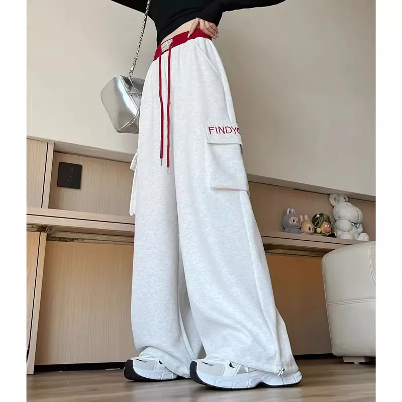 Pants Womens Quick Dry Cotton Summer Youth Style Cotton-Linen Outdoor Drawstrings Flowy Elastic Lightweight Urban Social Scene