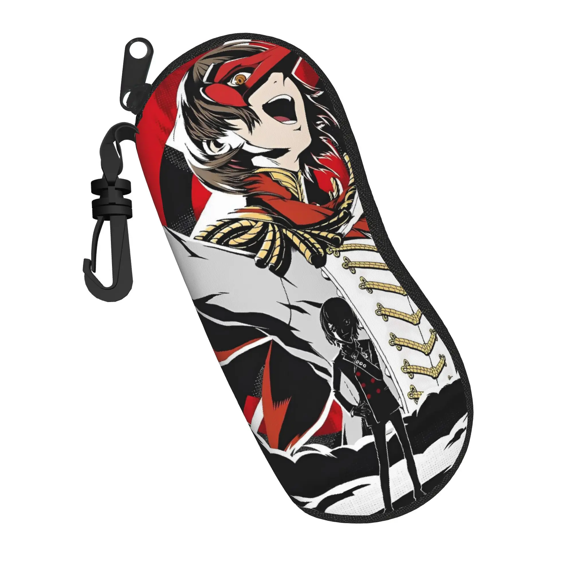 Anime P-Persona 5 Glasses Case Men Women  Sunglasses Pouch Trend Custom Eyewear Bag Pocket Eyeglass Protector