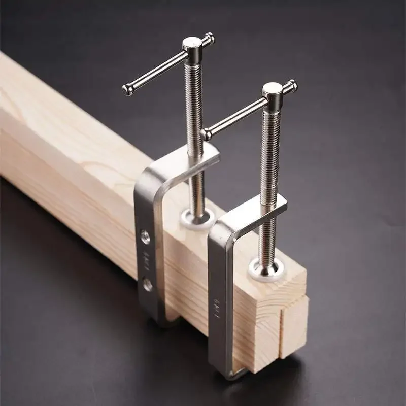 G shaped Woodworking Clamp Wood Hoder Fixture Flat Steel Board Clamps Carpentry Strong F-clip C-shaped Rocker DIY Fixing Clips