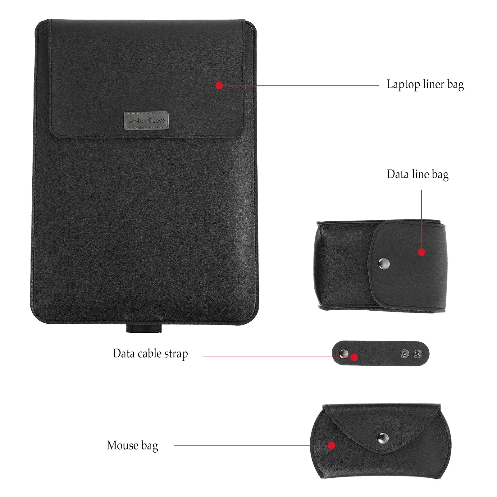 

1Set Laptop Bracket Sleeve Portable Lightweight Soft Case Foldable Stand for Business People Laptop Bracket Sleeve