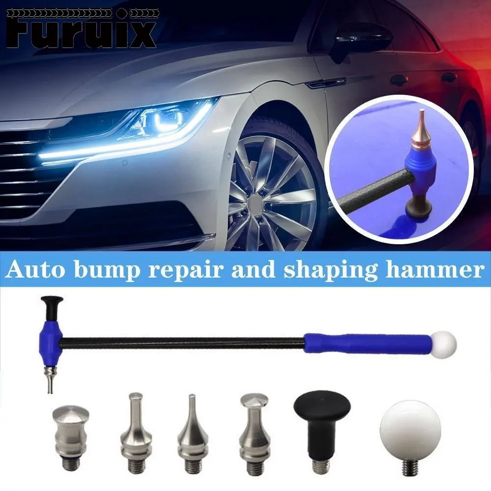 

Automobile concave-convex pit shaping hammer repair tool rubber hammer leveling pen convex point leveling tool