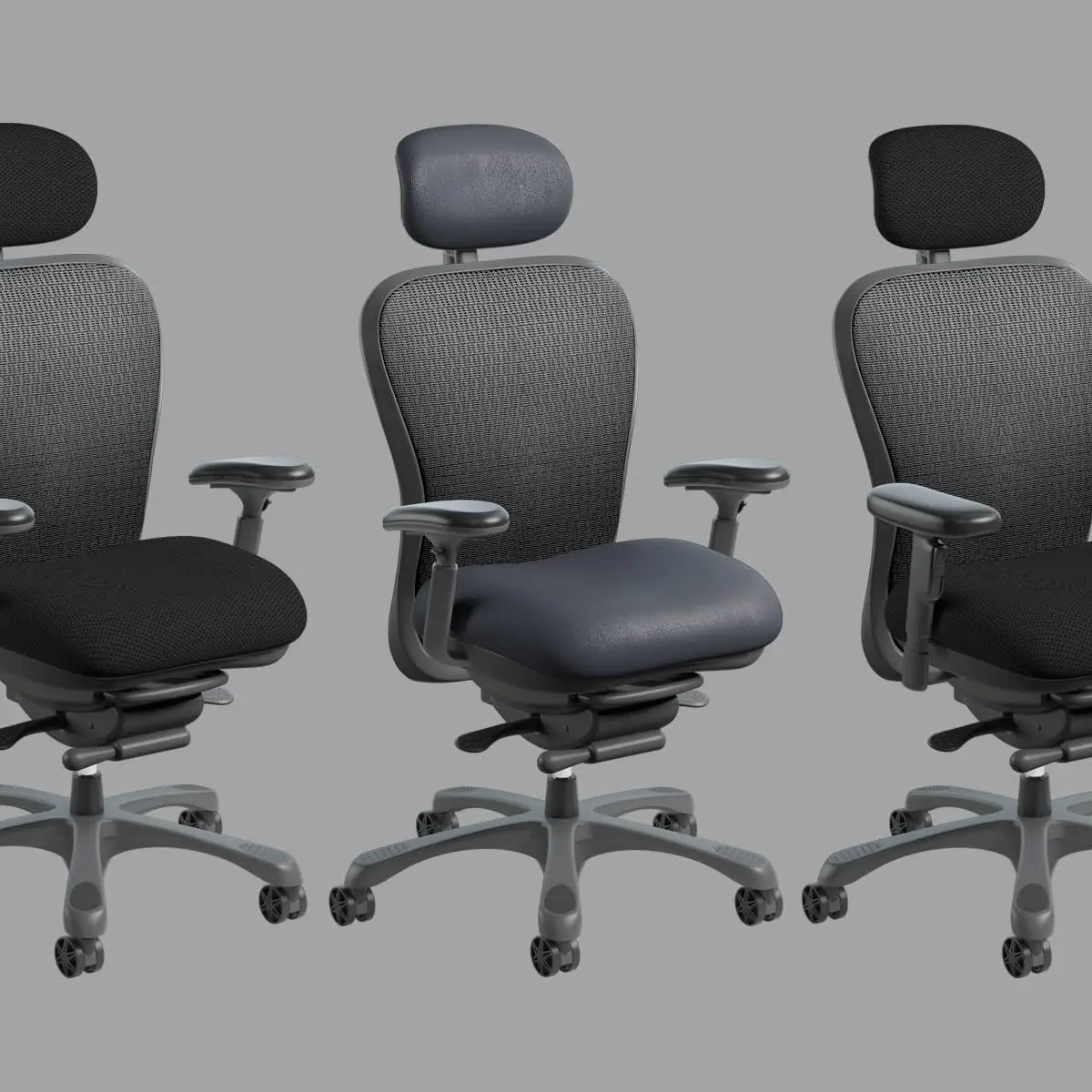 Office Chair Lumbar Support Is Both Height and Depth Adjustable Mesh Conforms To The Body for Excellent Support Ergonomic Chairs