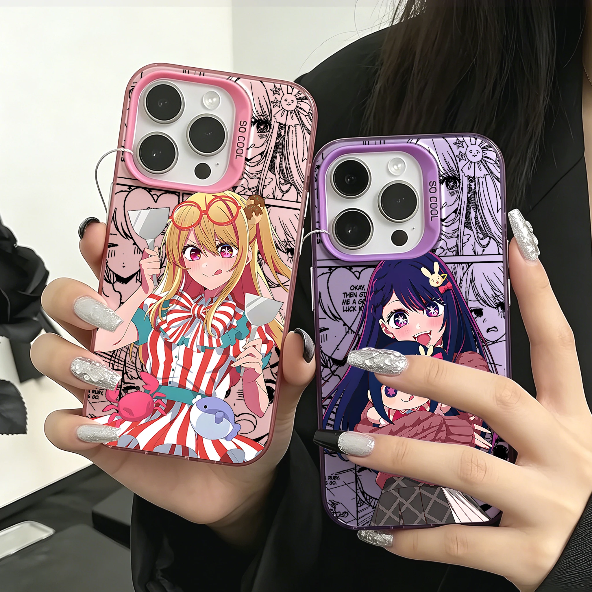 Hot Oshi no Kos Phone Case for Samsung Galaxy A37 A57 A17 A07 A16 A06 A35 A55 A25 A05S A15 A56 A54 A36 A34 A24 A26 4G 5G Cover
