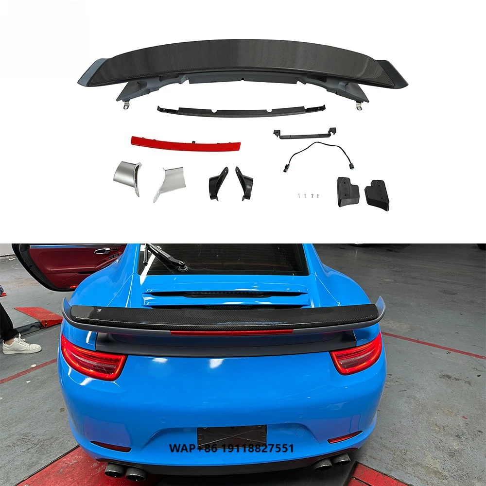 

High Quality Auto Parts Carbon Fiber Top Wing Tail Wing Rear Spoiler for 991 911.1 2012-2015