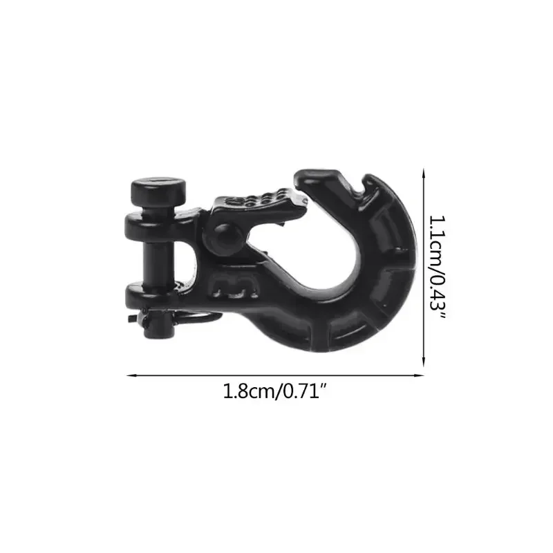 1/10 RC4WD 워른 자동차 트럭 크롤러 오프로드 예비 부품 R7RB용 RC 금속 트레일러 후크 윈치 후크