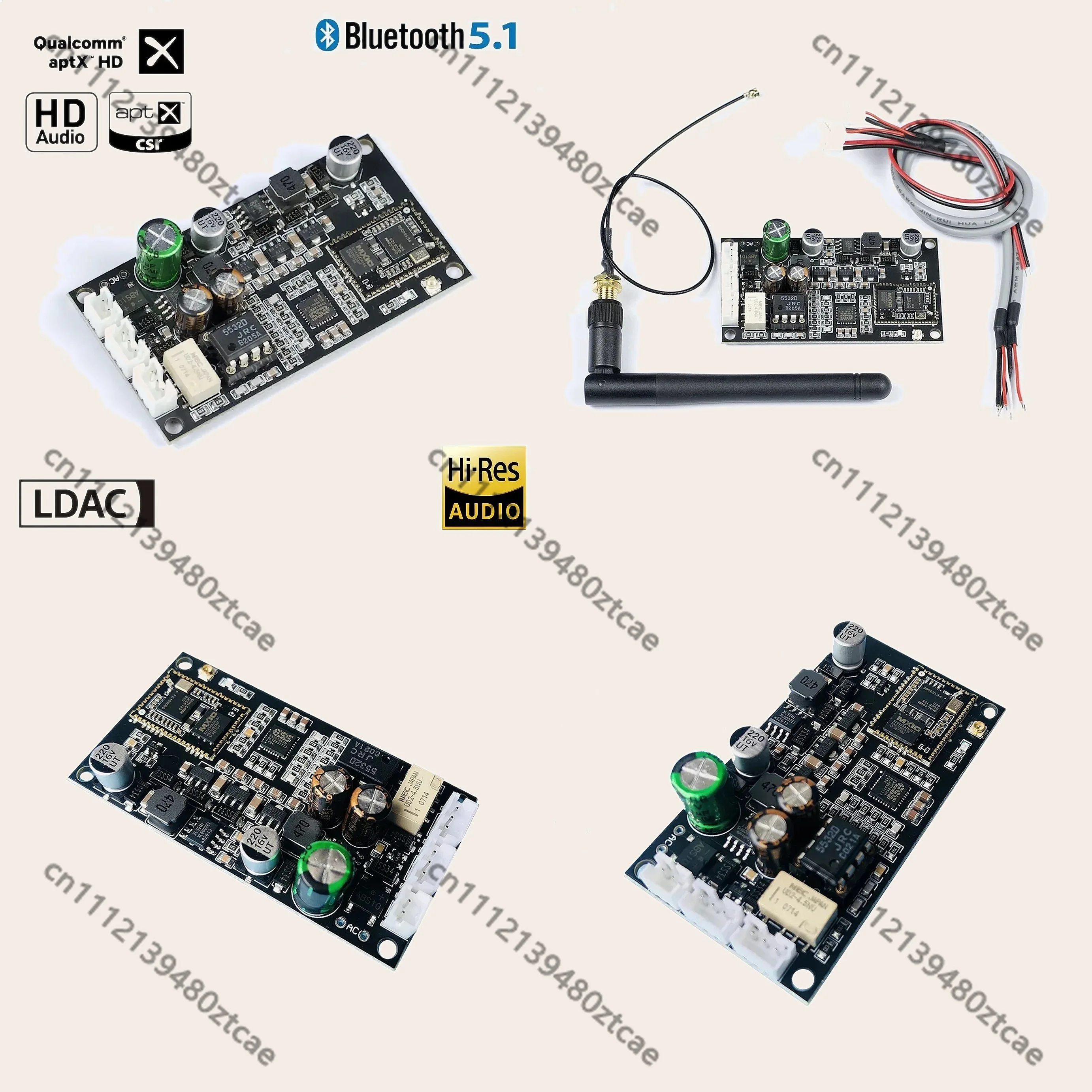 Nvarcher ES9039Q2M Bluetooth 5.4 Decoding Board QCC3084 Receiver ES9018 ES9038Q2M HiFi DAC Module
