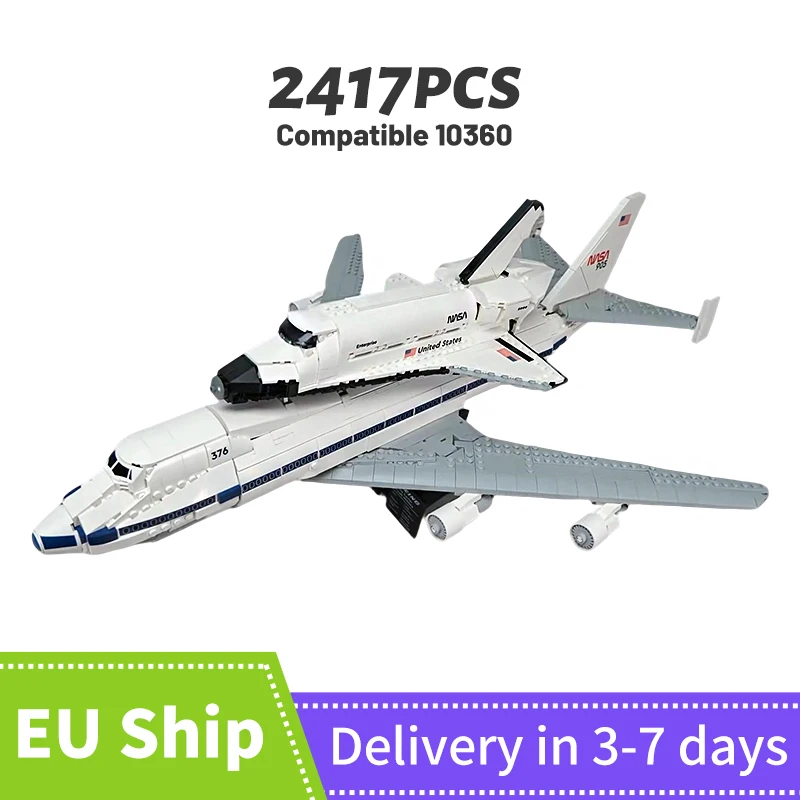 Compatibel 10360 Ruimtevervoer Vliegtuig Model Bouwsteen Speelgoed Vliegtuig Vliegtuig Set Kid 2147 stks Bricks Speelgoed Kerstcadeau
