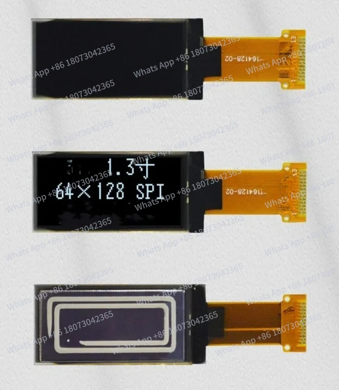 

1.3 inch 13PIN White Display Screen COG SH1107 Drive 64*128