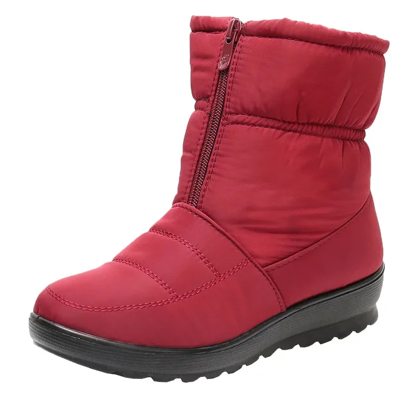 Winter Women Thick Bottom Ankle Waterproof Boots Fashion Women Shoes Light Ankle Botas Mujer Warm Winter Boots