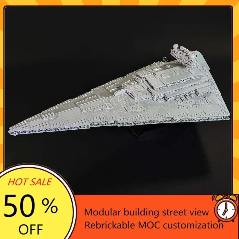 

3019PCS Imperial Star Destroyer-Torment Space War Military MOC SpaceShip Battle Model Custom Puzzles DIY Assembly Model Toy Gift