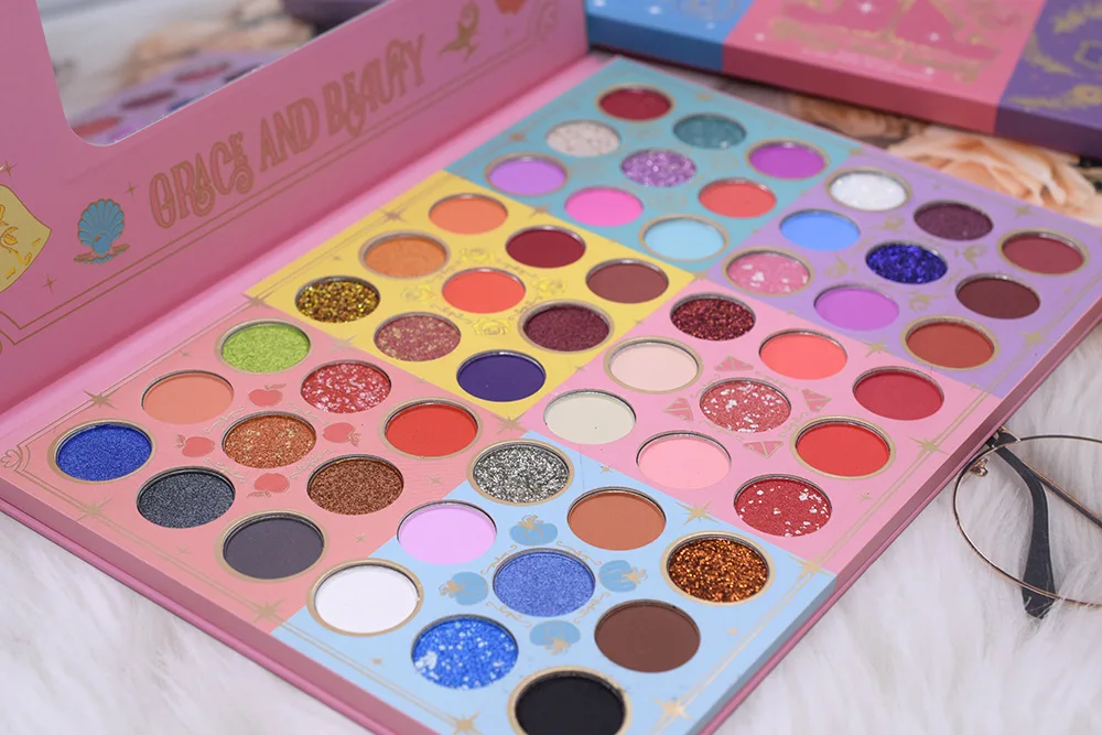 2022  54Colors Eyeshadow Palette Colorful Shadows Palett Glitter Highlighter Shimmer Make Up Pigment Matte Eye Shadow Pallete