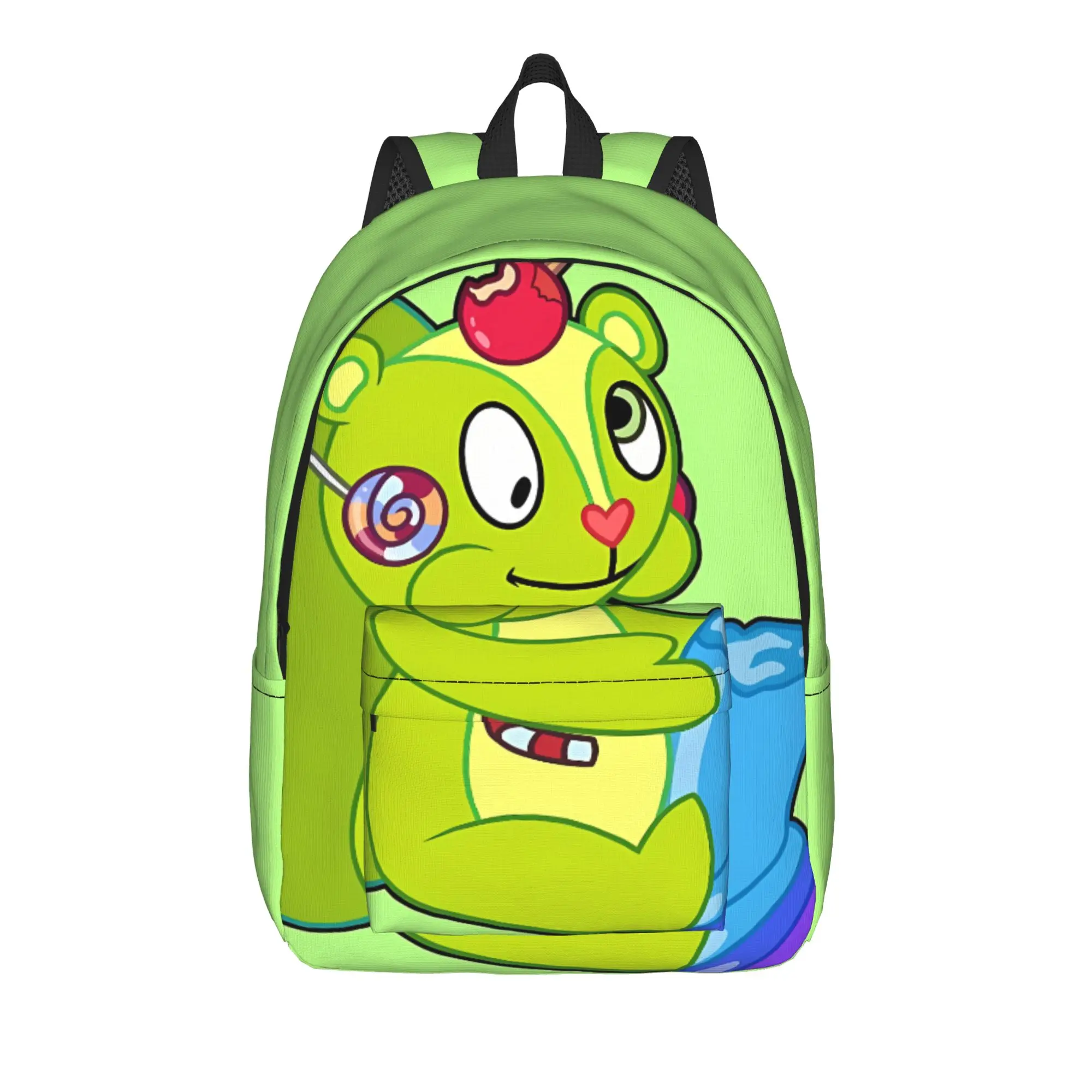Happy Tree Friends Handbag Back to School Season Nutty  Solid Backpack