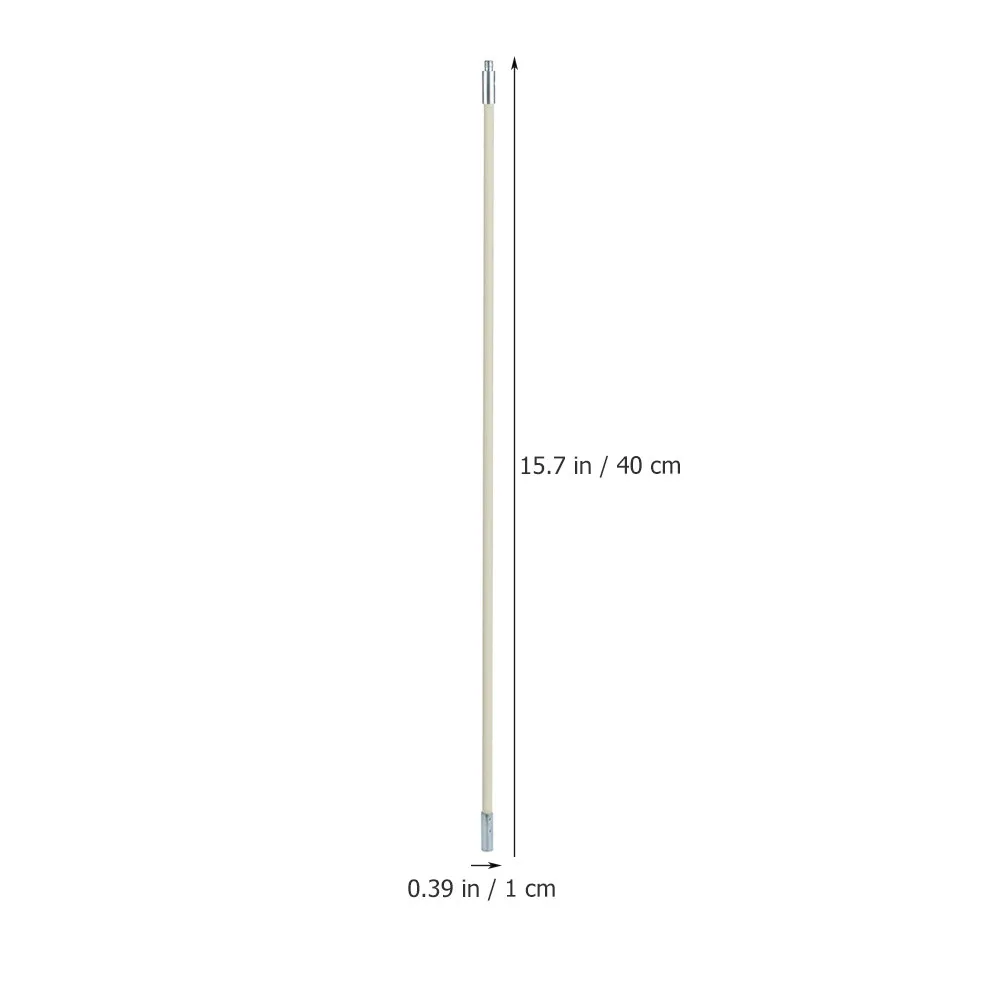 4Pcs Chimney Brush Rods Lightweight Bendable for Tough Flue Cleaning DIY Stove Chimney Sweeping Dryer Vent Brush Rods