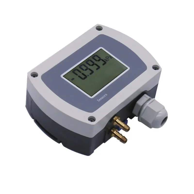 LCD/LED digital micro differential pressure transmitter for dry gas