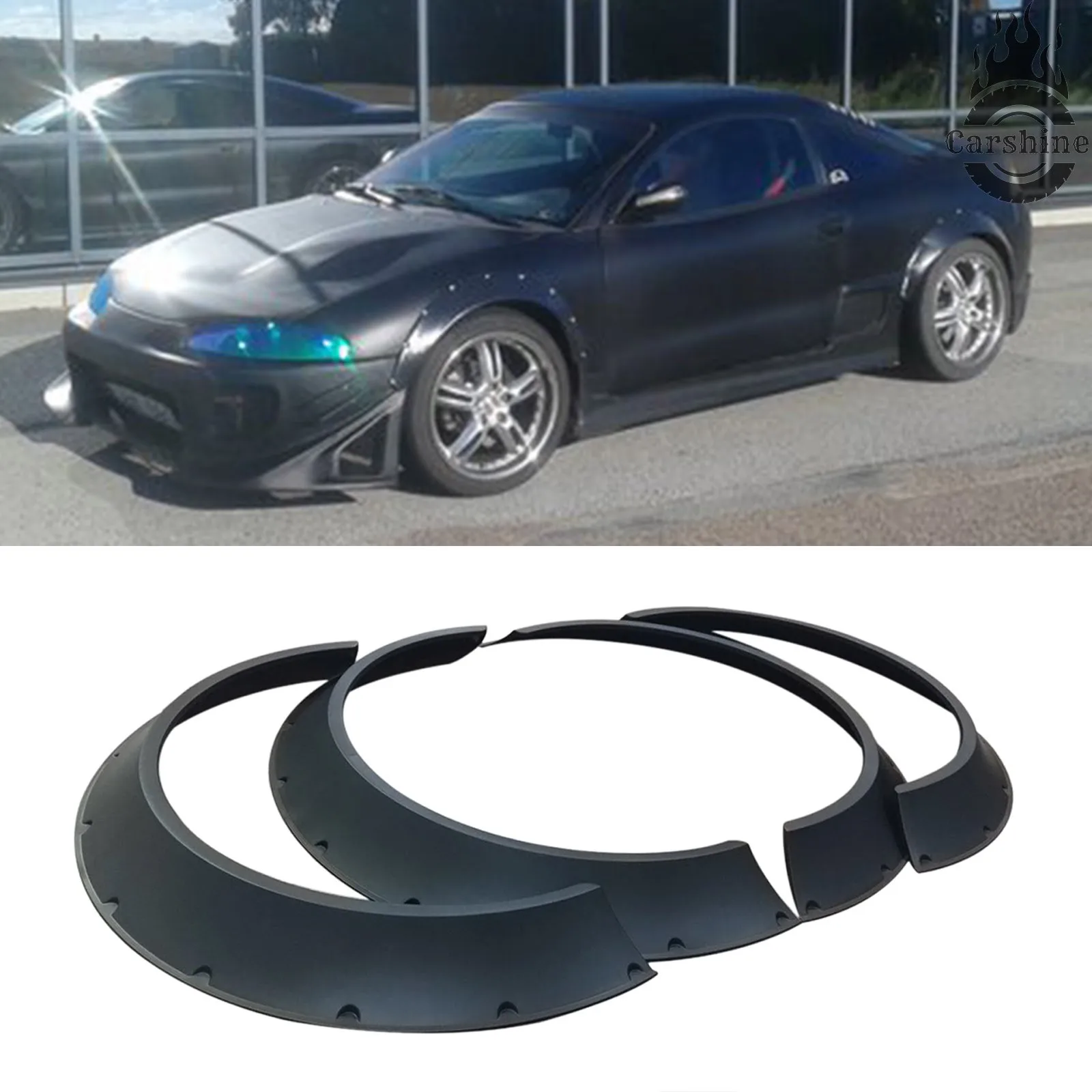 

Расширители колесных арок (фендеры) для Mitsubishi Galant, увеличение колесной базы 80 мм, комплект из 4 шт.