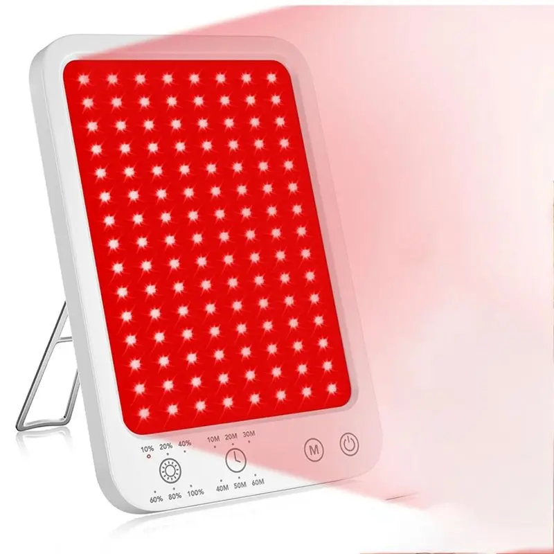 

A83G-Red Light Therapy For Face Body, Red Light Panel With Adjustable Stand, 660Nm And 850Nm Near Infrared Therapy Lamp