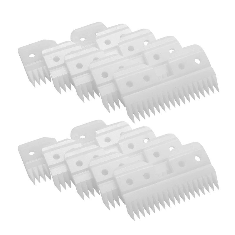 10 unids/lote cuchilla de corte cortadora de cerámica reemplazable de 18 dientes para mascotas para la serie Oster A5