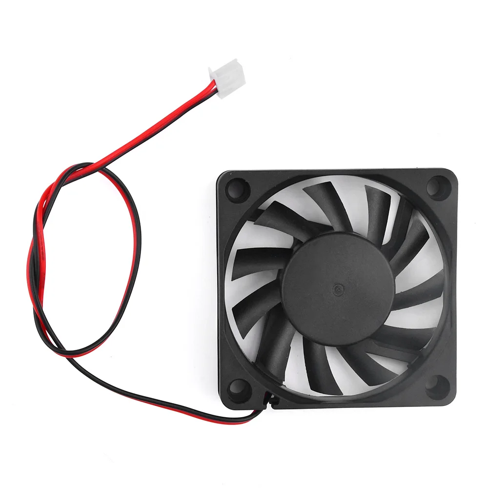 DC6010 60MM 5V 12V 24V ventilador de refrigeración rodamiento de aceite de dos cables pequeño ventilador de refrigeración silencioso Industrial piezas de impresora 3D 3500r/min