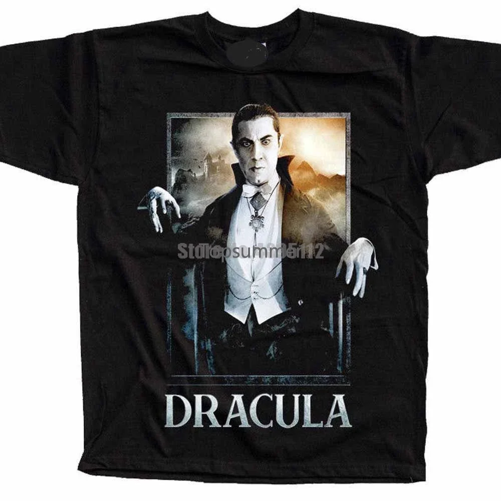 

Dracula Movie Posterbottle Green Mens Graphic Shirts Skiing Tshirts Skull T-Shirts Sports Shirt 2020 News Nopdrz